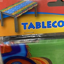 Tischdecke Karneval Fastnacht Kindergeburtstag 1,80m x 1,30m Indianer