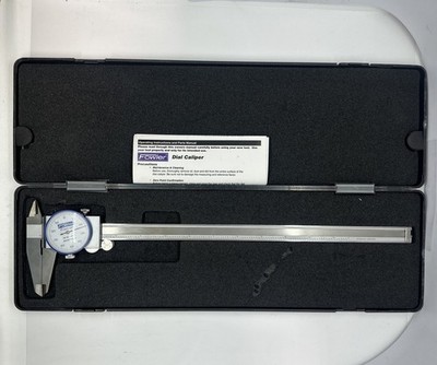 Fowler 52-008-712-0, Dial Caliper With 0-12 Measuring Range (White)