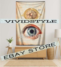 antique scientific art print decor  tapestry Dark academia medical aesthetic 59X