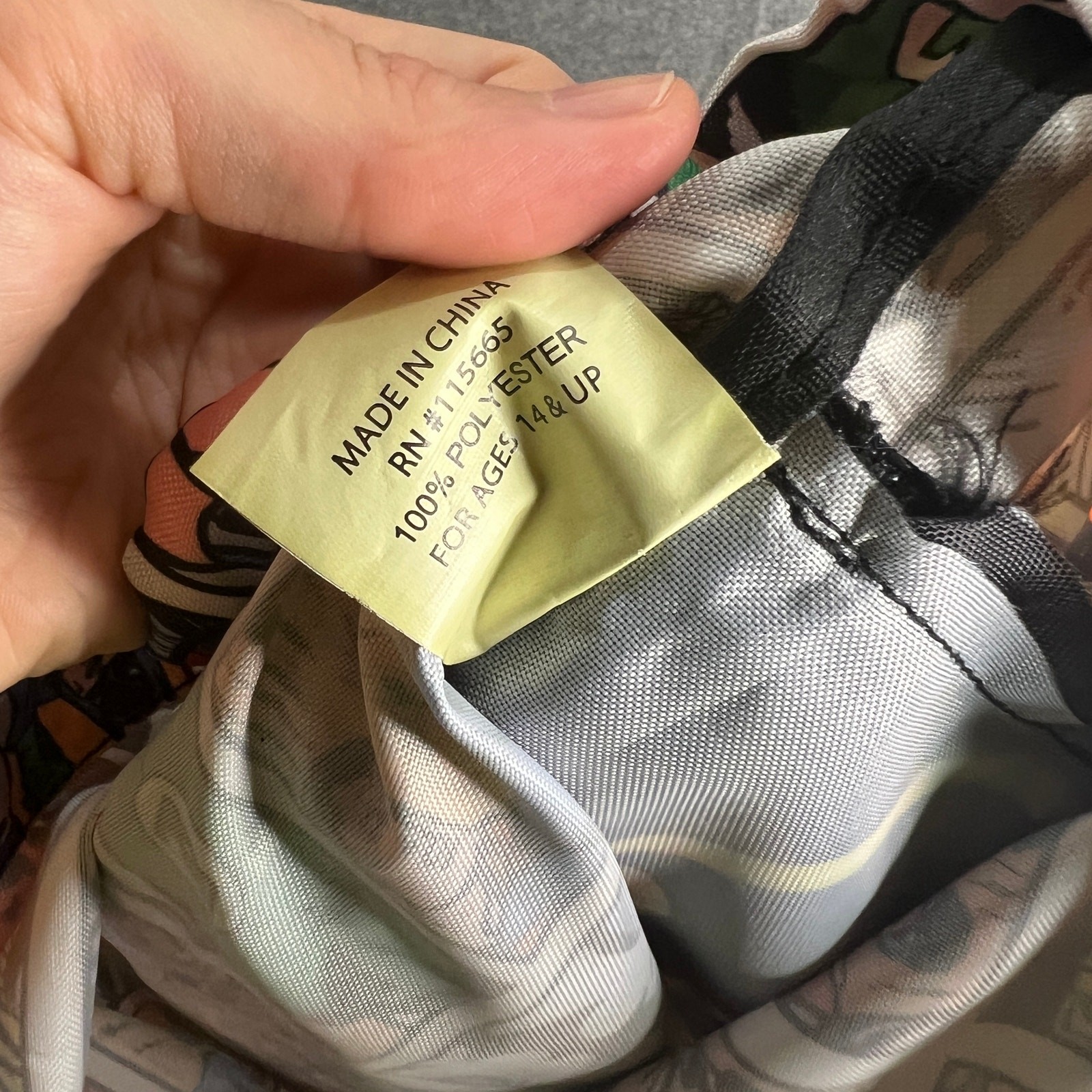 DC Comics Pull String Bag Backpack Multi Color - image 10