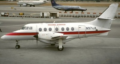 BAE Jetstream 31 Trans States Airlines Desk Wood Airplane New Model Large 1/48
