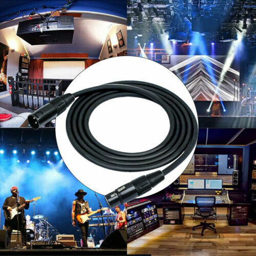 Premium XLR Male to Female All Sizes Microphone Cable Balanced 3 Pin Pro Grade - Picture 4 of 19