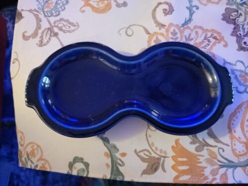 Fiestaware FIGURE EIGHT (8) TRAY - 7 1/2" Lightly Used COBALT Blue - Picture 1 of 3
