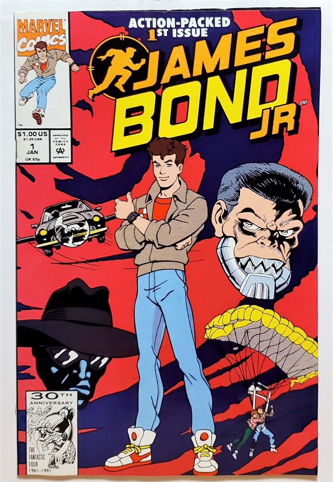 James Bond Jr. #1 (Jan 1992, Marvel) VF 
