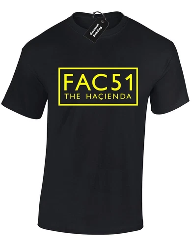 Fac 51 808 State Live Festival Dj Present Gift New Unisex T-Shirt - Picture 3 of 10