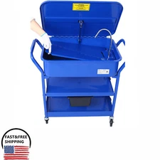 Automotive Parts Washer 20 Gallon Cabinet Electric w/Shelf Tank 325 GPH Pump