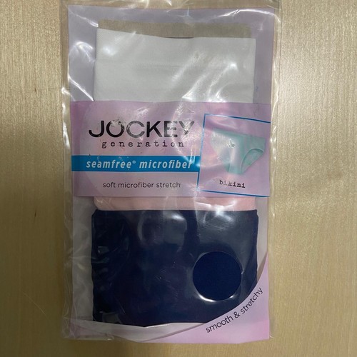 Jockey Generation Size Small Girls' 3 Pack Bikini Briefs Panties Multicolor - Picture 3 of 6