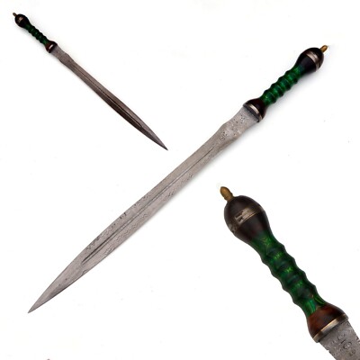 HAND FORGED Damascus Steel viking swrod gift,for him/ her best birthday, gifts