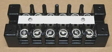 New Marathon 1606DJSV Heavy Duty Barrier Terminal Block, 6 Pole 600V AC/DC 75A