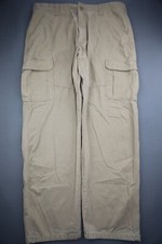 Men's Wrangler Relaxed Fit Cargo Pants Tech Pocket Beige Size 38x32 Msr 38x31