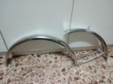 COPPIA PARAFANGHI IN ACCIAIO INOX PER BICI GRAZIELLA PIEGHEVOLE MISURA 24