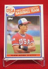 Flavio Alfaro United States Baseball Team 1985 Baseball Card TOPPS #391 NM-MINT