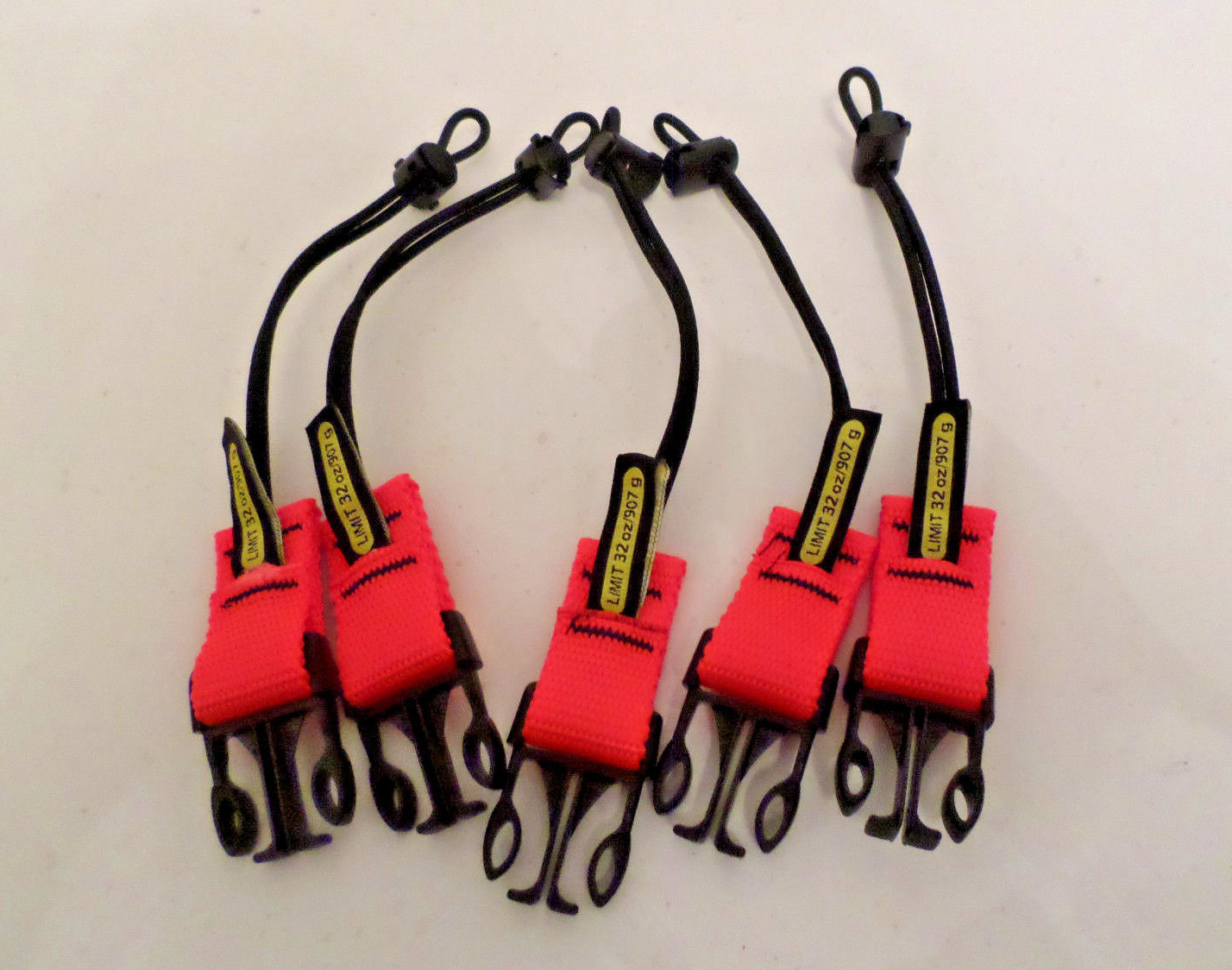 Williams WTHRET2CLIPS Snap-On Clips Retractor Lanyard 32oz Limit - Lot of 5 NEW