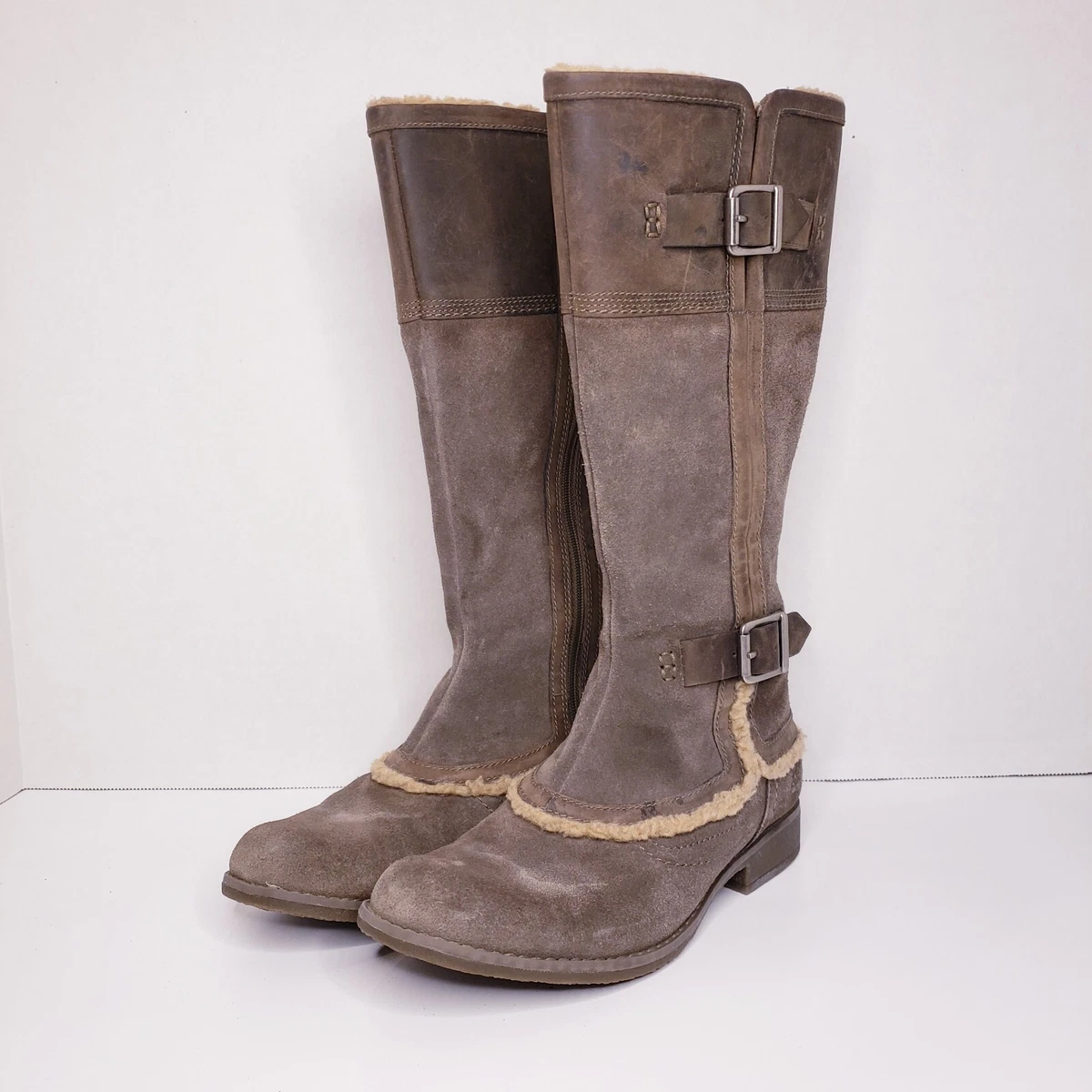 Timberland Earthkeepers Women s Tall Riding Boots US 6 Brown Suede