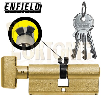 Enfield Contract 363 Drehknauf Euro Twin Y Cam Zylinder Deadlock Anzug Banham