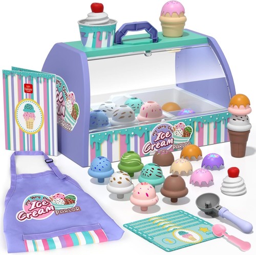 Ice Cream Toys for Toddlers 3-5, Toys for 3 4 Year Old Girls, Play Ice Cream