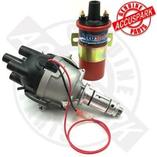 Mgb Electronic Accuspark Distributor And Red Sports Ignition Coil 62-74