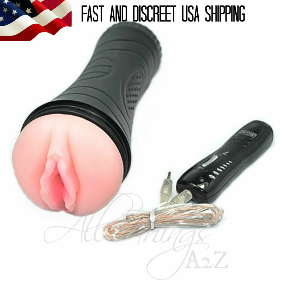 Soft Male Masturbator Vibrator Oral BJ Pussy Realistic Vagina Sex-Toy-For- Men | eBay