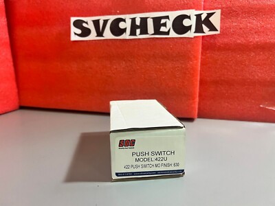 SDC 422U PUSH SWITCH MO FINISH 630