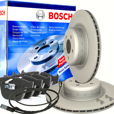 BOSCH 0986479E29 PERFORMANCE Bremsscheiben 385mm + Beläge WAKO Hinten für X6 E71