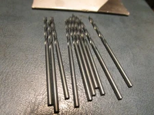 (10) #45 HSS 135° Split Point Black Oxide Finish Heavy Duty Jobber Drill