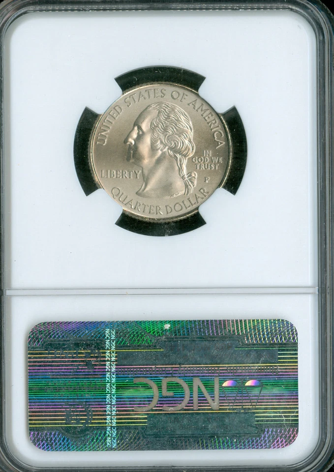 2009 P U.S. VIRGIN ISALND QUARTER NGC MS68 SMS MAC SPOTLESS . - Image 2 of 2