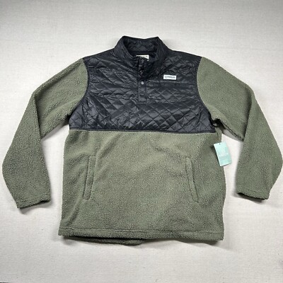 Magellan Jacket Mens XL Quilted Puffer Fleece Denali Olive Hunting Camping Layer