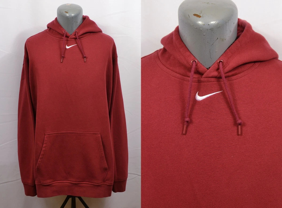 nike red swoosh sweatshirt