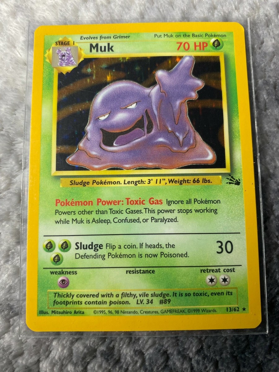 ORIGINAL MUK HOLOGRAPHIC POKEMON CARD | GREAT CONDITION