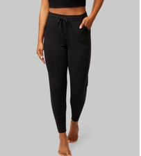 Hanes Women's Ecosmart Joggers W/ Drawstring Size Small Black