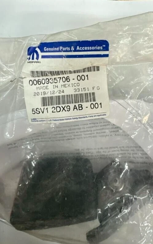 Novo Mopar 5SV12DX9AD Fivela de Assento Traseiro Direita 2017-2024 Jeep Compass - Imagem 2 de 2