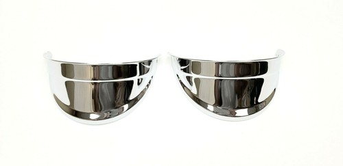 Headlamp Chrome Cover Trim Headlight Visor Eyebrow 1958-1970 1963 Chevelle - Picture 6 of 7