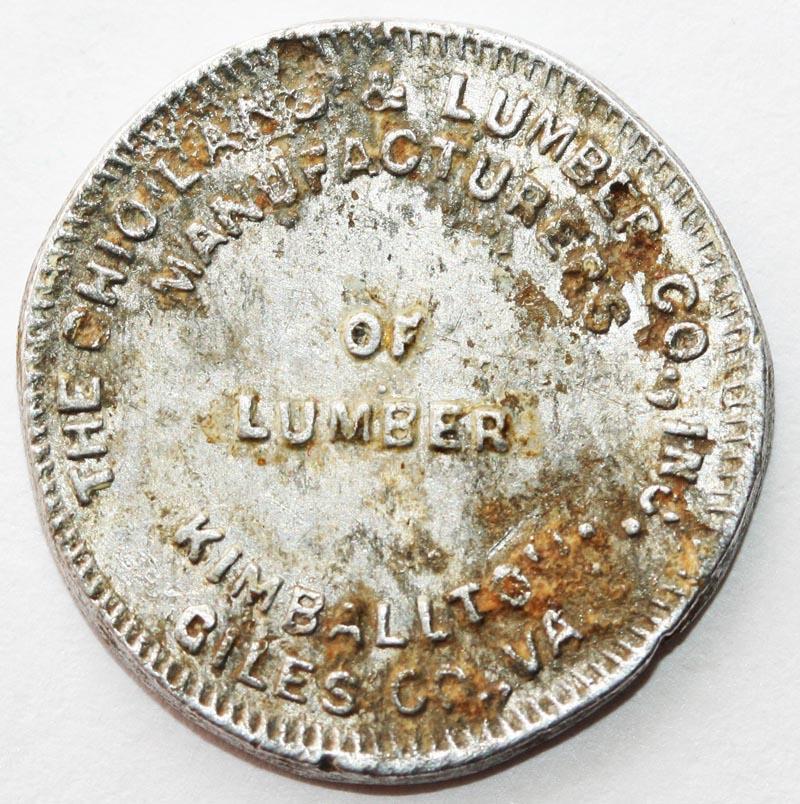 KIMBALLTON, VIRGINIA LUMBER CO. GOOD FOR TOKEN; VA eBay