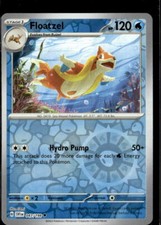 Pokemon Floatzel 047/198 Scarlet Violet Base Reverse Holo Uncommon 2 Card Lot