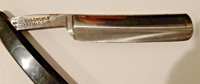 KROPP Straight Razor & Box Made and Ground in Sheffield, England