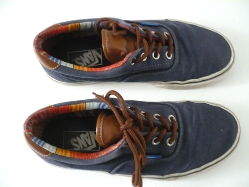 Baskets ♥ VANS era 59 ♥ Pointure 38 bleu mixte Men US 6 Women US 7.5 - Picture 4 of 8