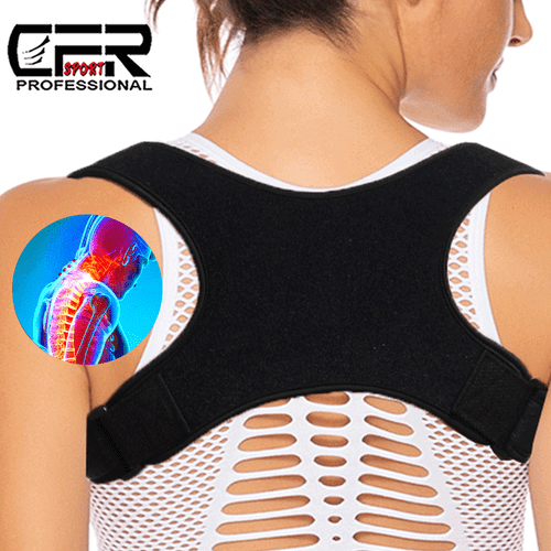 Posture Corrector Adjustable Back Brace Clavicle Shoulder Support Belt Men Women - Picture 11 of 16