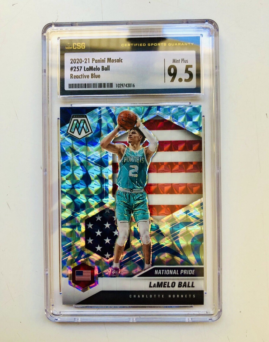 2020-21 Panini Mosaic - National Pride LaMelo Ball #257 Reactive