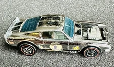 Hot Wheels Redline 1970 Boss Hoss Silver Special Club Car Chrome Mustang