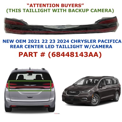 NEW OEM MOPAR 2021 2022 2023 2024 2025 Chrysler Pacifica rear LED tailgate light