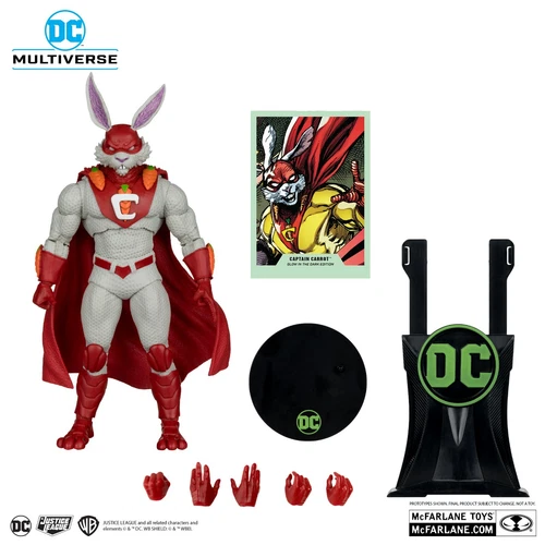 MCFARLANE Captain Carrot (Justice League Incarnate) Glow Dark Edition Gold Label