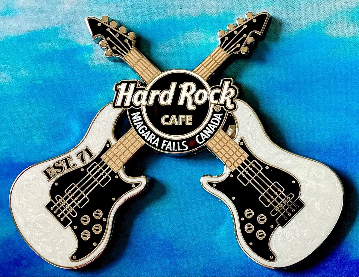 Hard Rock Cafe Niagara Falls ピンバッジ Niagara Falls Cascading Falls Guitar Pin | Online Rock Shop