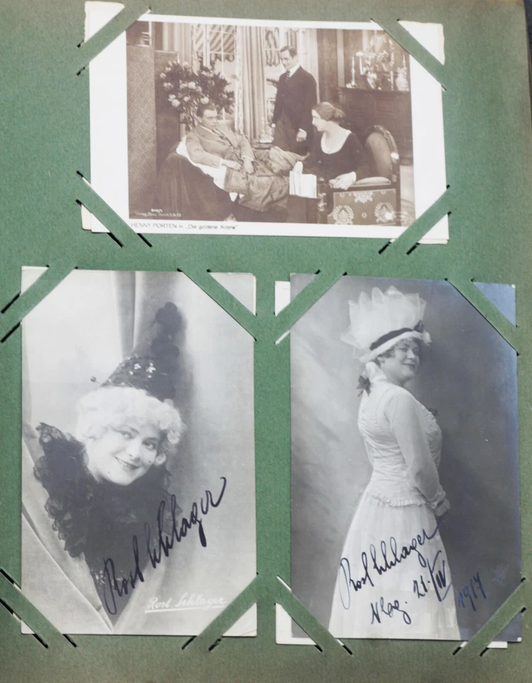 Original Autogrammkarten 199x AK Stummfilm Oper Operette teils signiert ab ~1900 - Bild 2 von 4