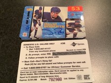 David Robert’s #36 1995 Signature Rookies Hockey Auto-Phonex Certified Autograph