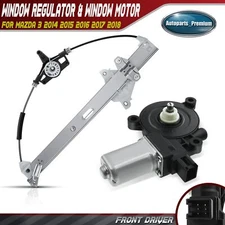 Front Left Side Power Window Regulator & Window Lift Motor for Mazda 3 2014-2018