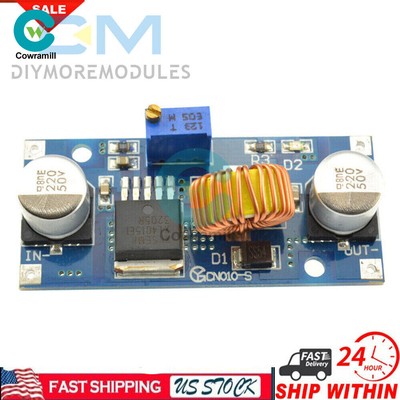 2PCS 5A XL4015 DC-DC Buck Converter Step Down Adjustable Power Supply Module US
