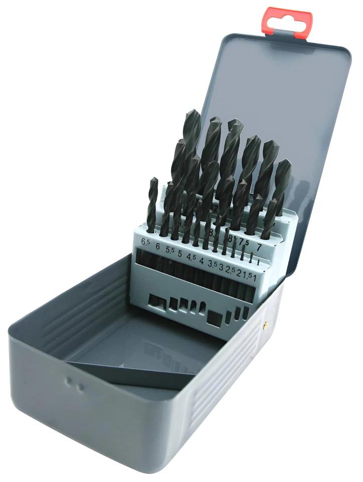 Bohrer SETs HSS-R / HSS-G / HSS-TIN / HSS-E ✔ Spiralbohrer 19 / 25 teilig DIN338 - Bild 2 von 4