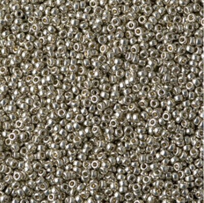 Miyuki Seed Beads 15/0 - Duracoat Galvanized Light Pewter