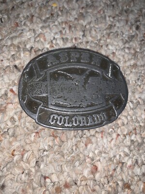 Aspen Colorado Belt Buckle