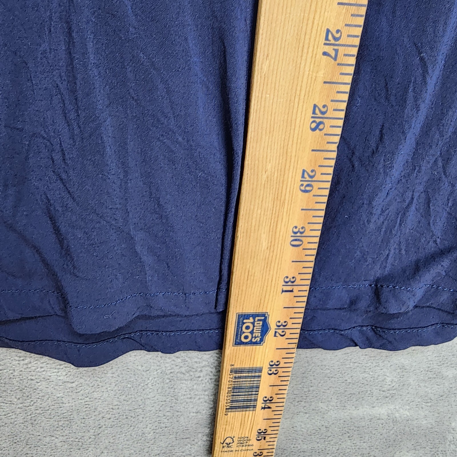 Anthropologie ELAN Shirt Dress Women’s Small Blue Chambray Lightweight Tie-Front